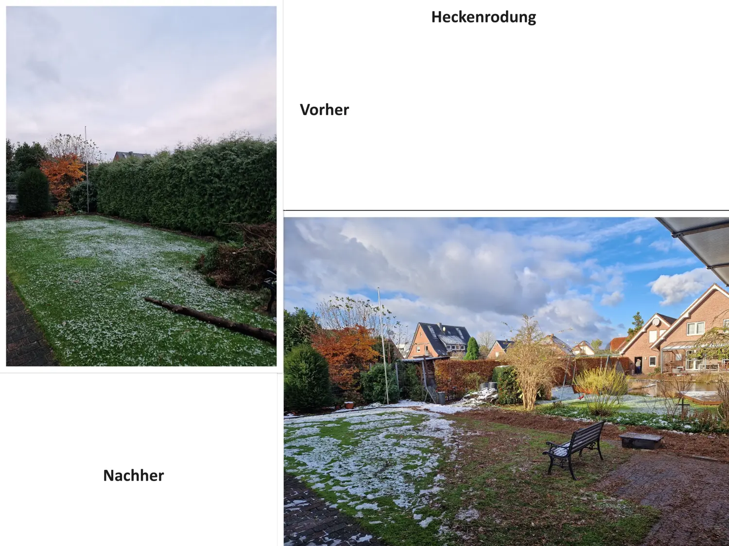 Hausmeisterservice Ralf Schmid, Gartenreinigung im großen Stil