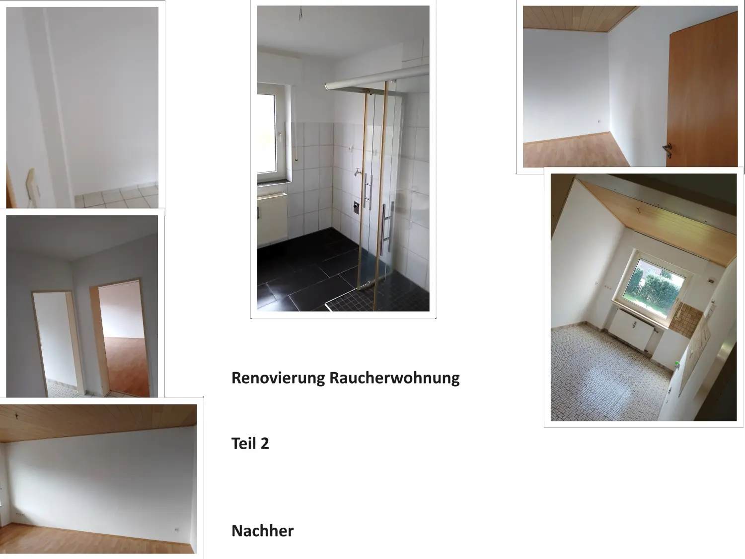 Hausmeisterservice Ralf Schmid, Renovierung Raucherwohnung